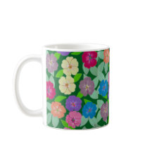 Geranium Blume Kaffee Tasse