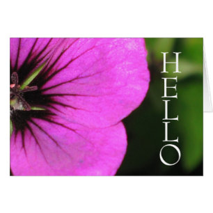 Géranium card