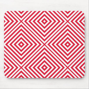 Geranium Diamond Zickzack Mousepad
