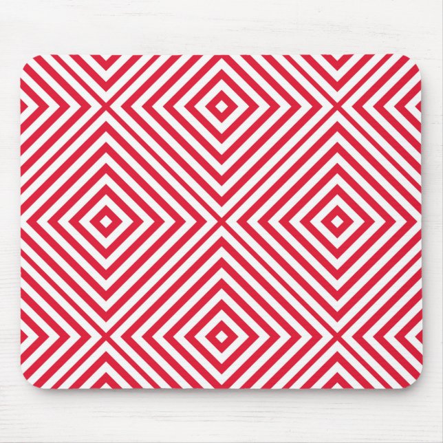 Geranium Diamond Zickzack Mousepad (Vorne)