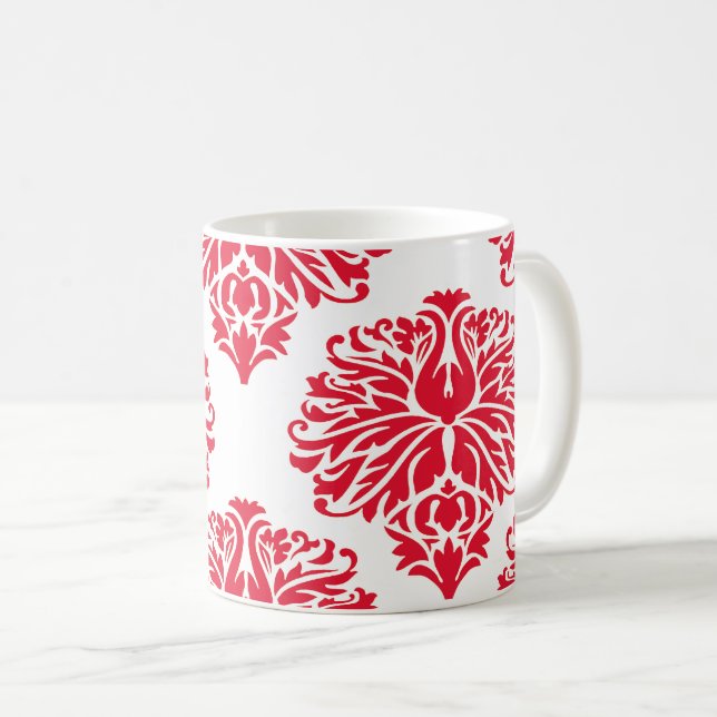 Geranium Elegant Damask Tasse (VorderseiteRechts)