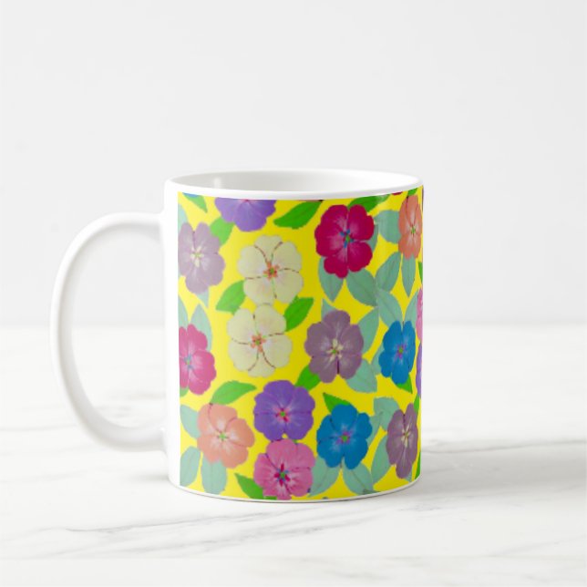 Géranium Flower Coffee Mug (Gauche)