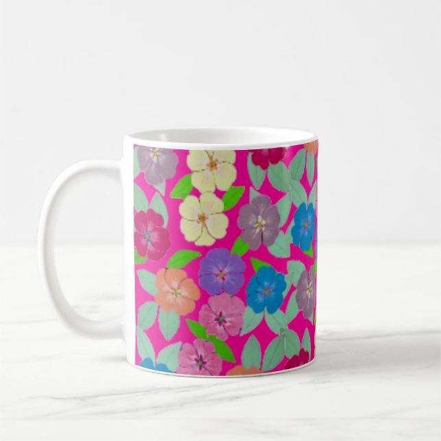 Géranium Flower Coffee Mug (Gauche)