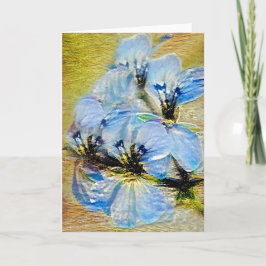 Geranium gestrichen Art 1 Note Card Karte