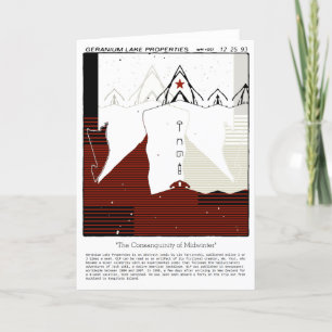 Geranium Sees Feiertagskarte