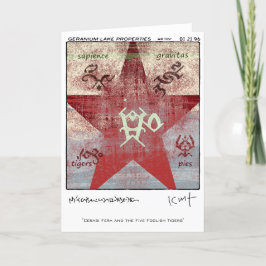 Geranium Sees Feiertagskarte