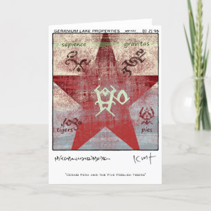 Geranium Sees Feiertagskarte