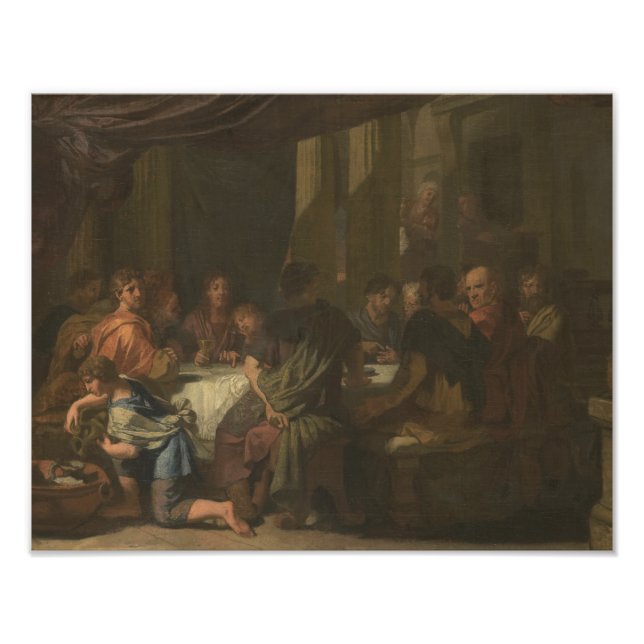 Gerard de Lairesse - Das letzte Abendessen Fotodruck (Vorne)