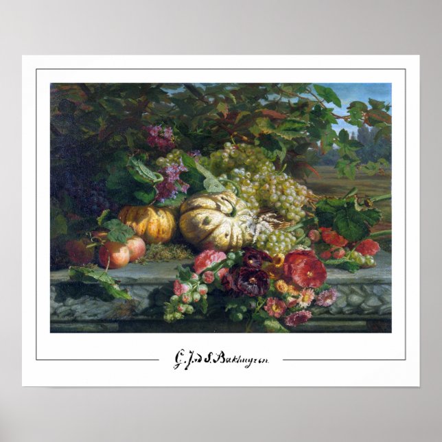 Gerardina van de Sande Bakhuyzen Zedign Art Poster (Vorne)