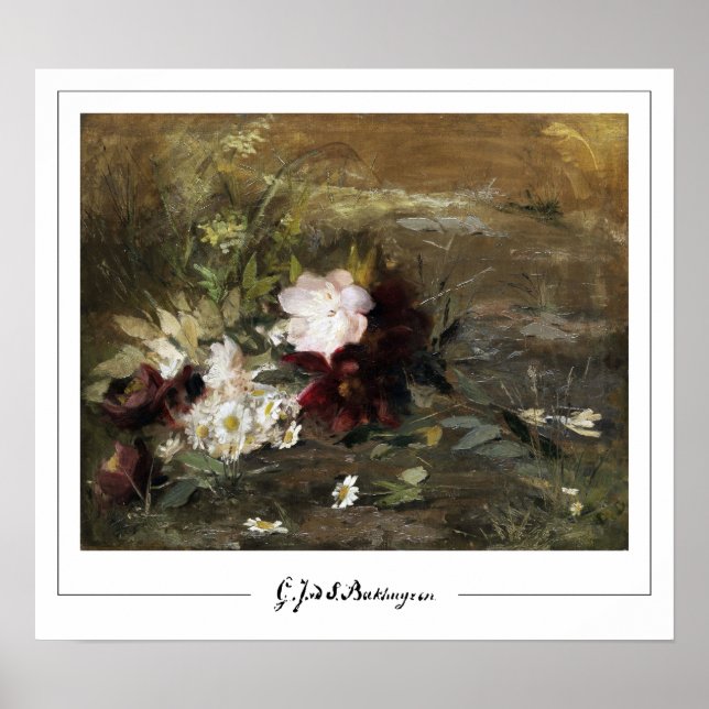 Gerardina van de Sande Bakhuyzen Zedign Art Poster (Vorne)