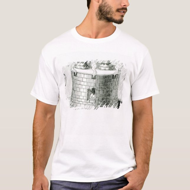 Geräte für das Behalten des Wassers und der T-Shirt (Vorderseite)