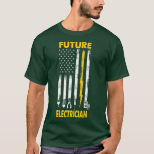 Geräte für den elektrischen Strom von Mens T-Shirt