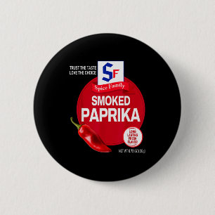 Geräuchertes Paprika Halloween-Szene-Kostüm-Gruppe Button