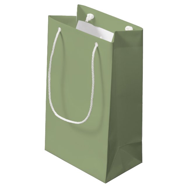 Geräumige Elegance - Kleine, ruhige Verpackung Kleine Geschenktüte (Rückseite Schrägansicht)