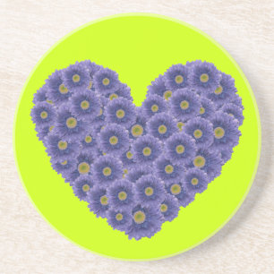 Gerber Daisy Heart Untersetzer