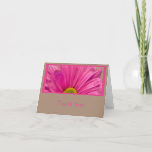 Gerber Daisy rose sur Tan Merci