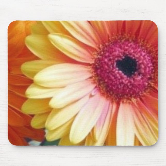 Gerber Gänseblümchen Mousepad (Vorne)