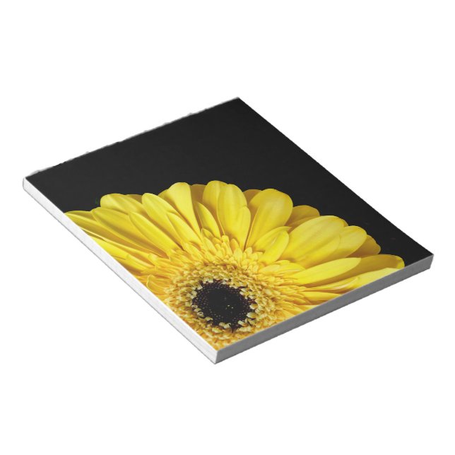 Gerbera Blume Notizblock (angewinkelt)