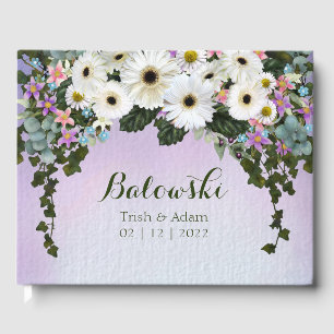 Gerbera Daisies Swag Wedding Gästebuch