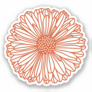 Gerbera Daisy Aufkleber