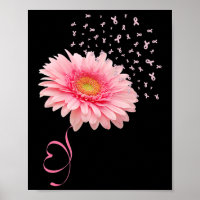 Gerbera Daisy Blume Ribbon Pollen Brustkrebs