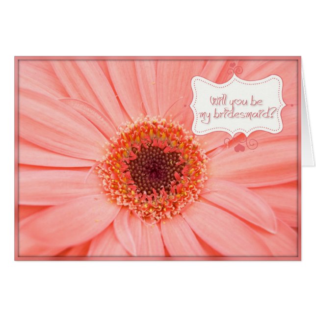 Gerbera Daisy Bridesmaid-Anfrage (Vorderseite (Horizontal))