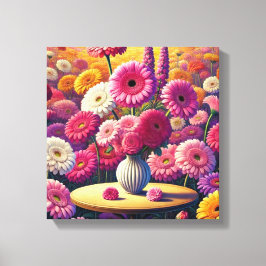 Gerbera Daisy Charm Leinwanddruck