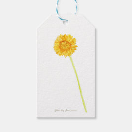 Gerbera daisy geschenkanhänger