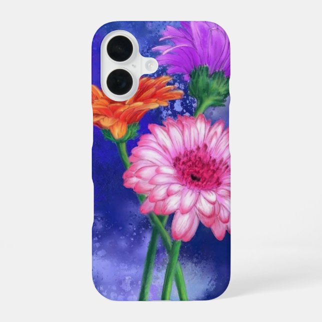 Gerbera-Daisy-iPhone-Hülle iPhone 16 Hülle (Rückseite)