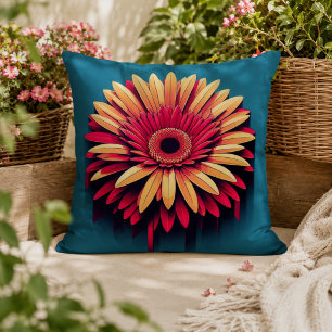 Gerbera-Daisy-Kissen für garteninspirierten Komfor Kissen
