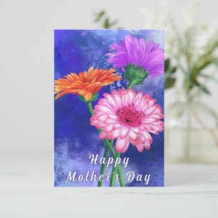 Gerbera Daisy Mother's Day Card Karte