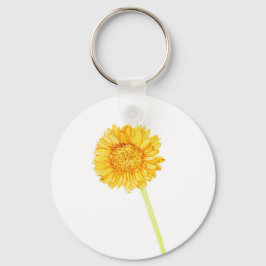 Gerbera daisy schlüsselanhänger