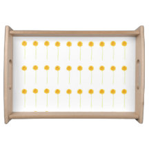 Gerbera daisy Serviertablett