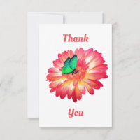Gerbera Daisy Vielen Dank Karten