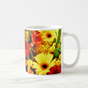 ♪ ☼ ✿ Gerbera Dasies Beer Stein Tasse ✿ ☼