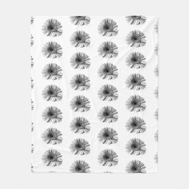 Gerbera Fleecedecke (Vorderseite)