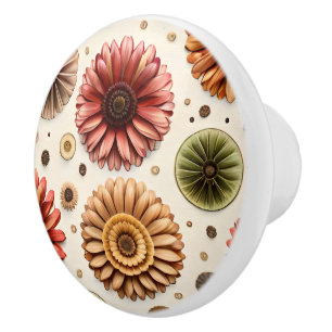 Gerbera Fülle Keramikknauf