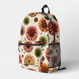 Gerbera Galore Bedruckter Rucksack