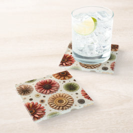 Gerbera Galore Glasuntersetzer