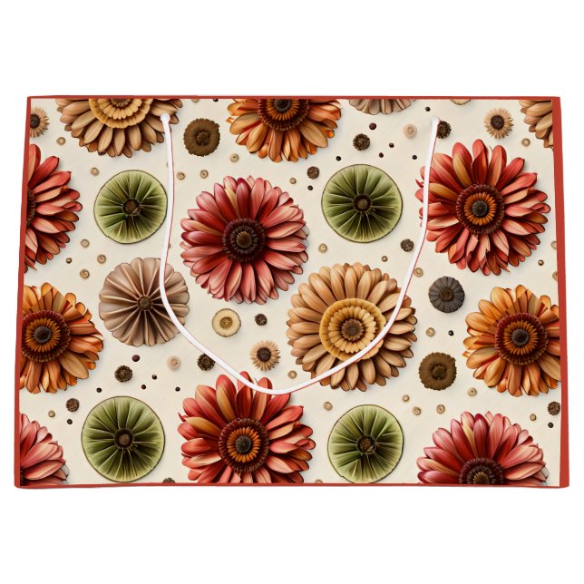 Gerbera Galore Große Geschenktüte (Vorderseite)