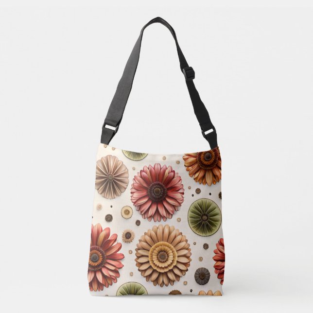 Gerbera Galore Tragetaschen Mit Langen Trägern (Vorderseite)