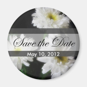 Gerbera-Gänseblümchen 11 Save the Date Wedding Magnet