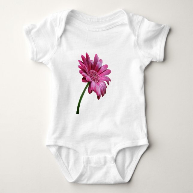 Gerbera-Gänseblümchen-Baby-T - Shirt (Vorderseite)