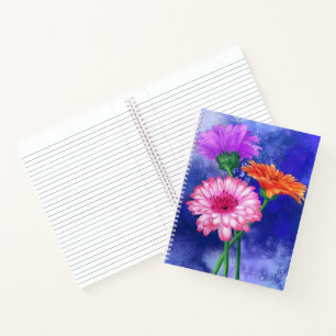 Gerbera-Marguerite-Notizbuch Notizbuch