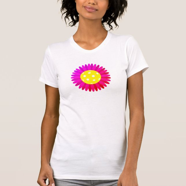 Gerbera Pickleballer T-Shirt (Vorderseite)