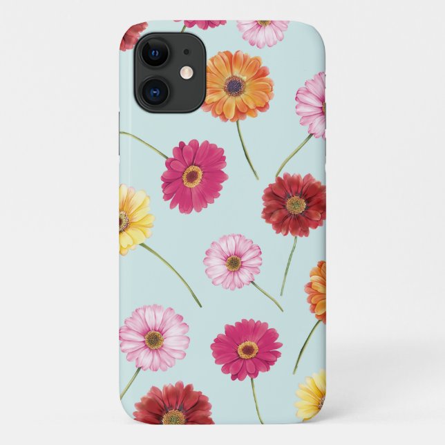 Gerbera,pink,red,orange,yellow  Case-Mate iPhone hülle (Rückseite)