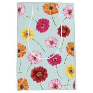 Gerbera,pink,red,orange,yellow mittlere geschenktüte