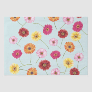 Gerbera,pink,red,orange,yellow wrapping seidenpapier