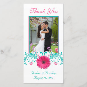 Gerbera Rose Daisy Turquoise Floral Merci