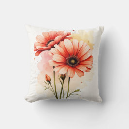 Gerbera Throw Pillow Kissen